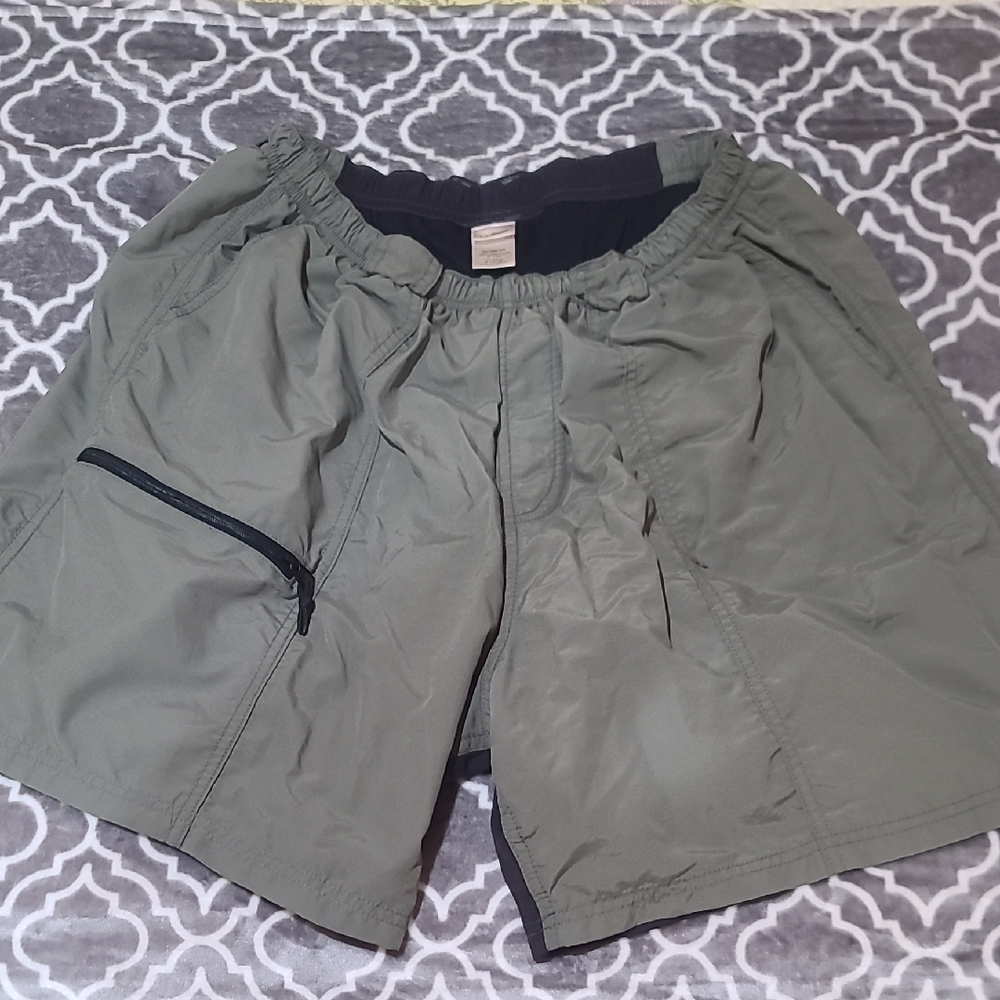 Women's Olive Green Biking Shorts